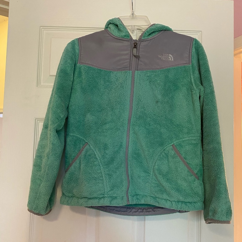 North Face fleece green